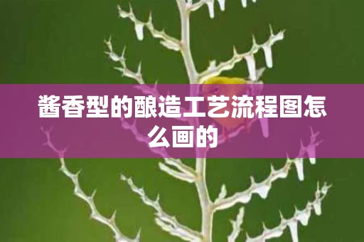 酱香型的酿造工艺流程图怎么画的