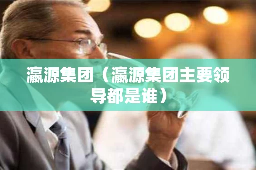 瀛源集团（瀛源集团主要领导都是谁）