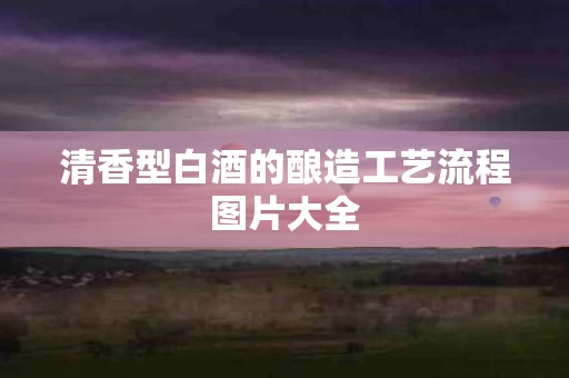 清香型白酒的酿造工艺流程图片大全