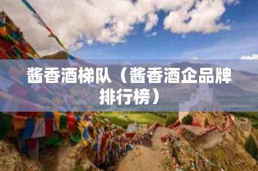 酱香酒梯队（酱香酒企品牌排行榜）