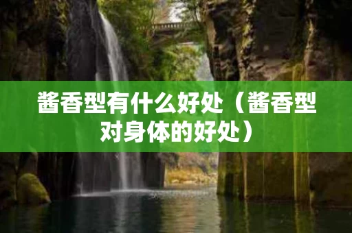 酱香型有什么好处（酱香型对身体的好处）