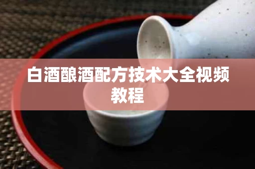白酒酿酒配方技术大全视频教程