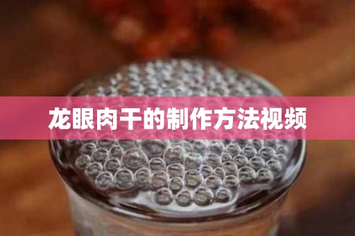 龙眼肉干的制作方法视频