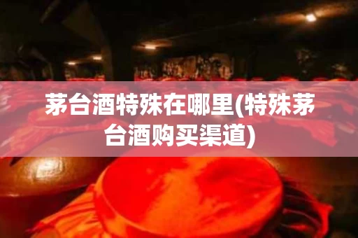 茅台酒特殊在哪里(特殊茅台酒购买渠道)