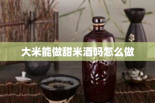 大米能做甜米酒吗怎么做