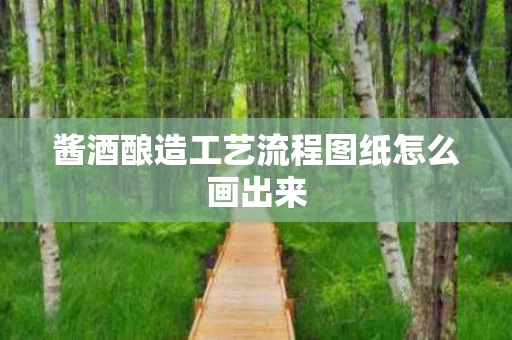 酱酒酿造工艺流程图纸怎么画出来
