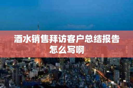 酒水销售拜访客户总结报告怎么写啊
