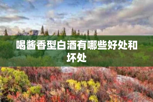 喝酱香型白酒有哪些好处和坏处