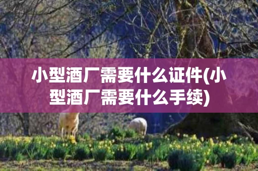 小型酒厂需要什么证件(小型酒厂需要什么手续)