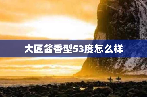 大匠酱香型53度怎么样
