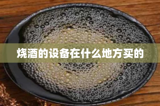烧酒的设备在什么地方买的