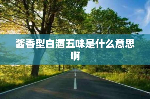 酱香型白酒五味是什么意思啊
