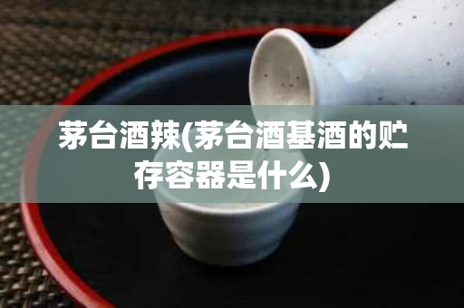 茅台酒辣(茅台酒基酒的贮存容器是什么)
