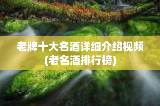 老牌十大名酒详细介绍视频(老名酒排行榜)