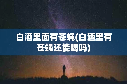 白酒里面有苍蝇(白酒里有苍蝇还能喝吗)