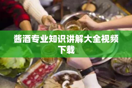 酱酒专业知识讲解大全视频下载