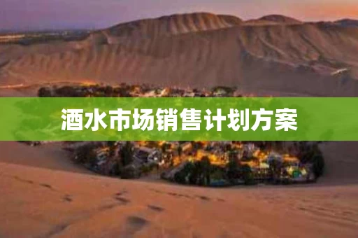 酒水市场销售计划方案