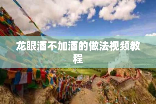 龙眼酒不加酒的做法视频教程