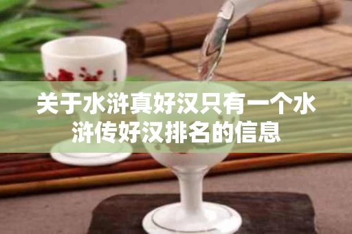 关于水浒真好汉只有一个水浒传好汉排名的信息