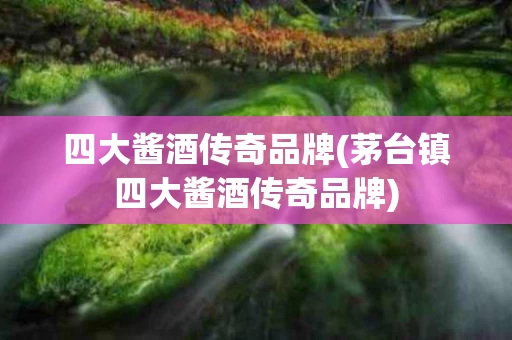 四大酱酒传奇品牌(茅台镇四大酱酒传奇品牌)