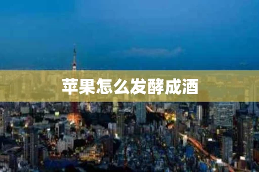 苹果怎么发酵成酒