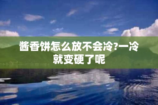 酱香饼怎么放不会冷?一冷就变硬了呢
