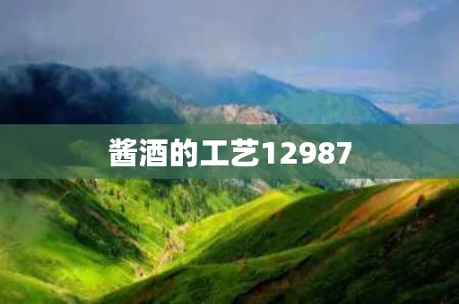 酱酒的工艺12987