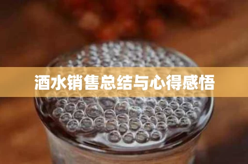 酒水销售总结与心得感悟