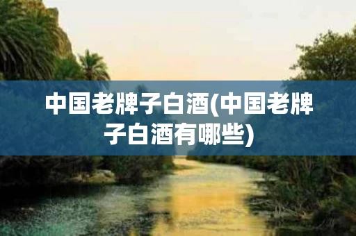 中国老牌子白酒(中国老牌子白酒有哪些)