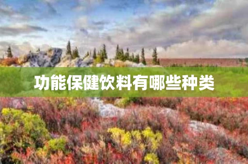 功能保健饮料有哪些种类