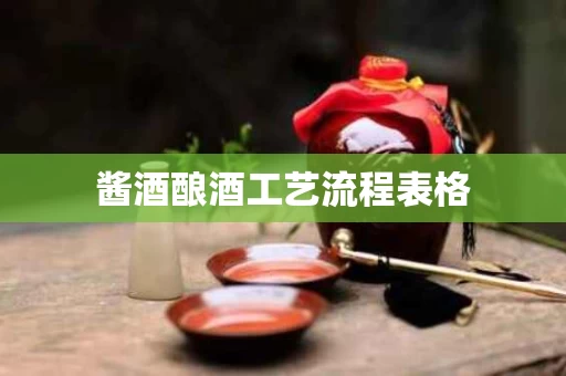 酱酒酿酒工艺流程表格