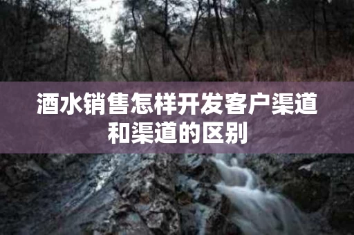 酒水销售怎样开发客户渠道和渠道的区别