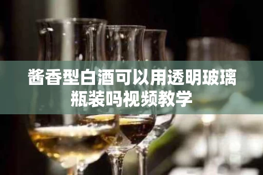 酱香型白酒可以用透明玻璃瓶装吗视频教学