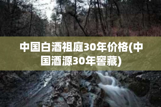中国白酒祖庭30年价格(中国酒源30年窖藏)