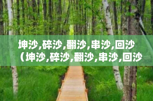 坤沙,碎沙,翻沙,串沙,回沙（坤沙,碎沙,翻沙,串沙,回沙百科）