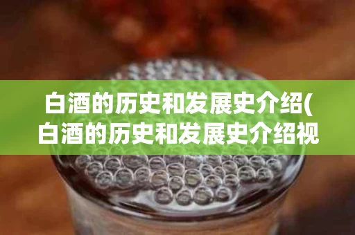 白酒的历史和发展史介绍(白酒的历史和发展史介绍视频)