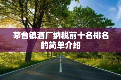 茅台镇酒厂纳税前十名排名的简单介绍