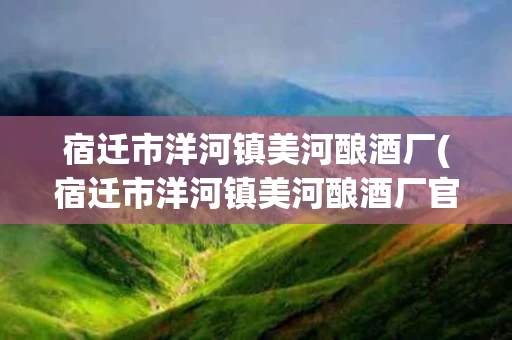 宿迁市洋河镇美河酿酒厂(宿迁市洋河镇美河酿酒厂官网)