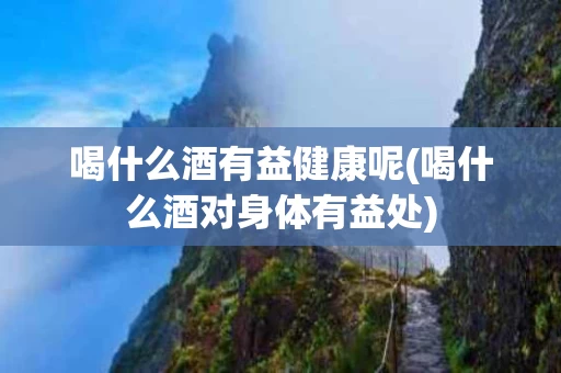 喝什么酒有益健康呢(喝什么酒对身体有益处)