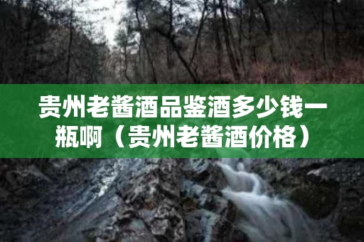 贵州老酱酒品鉴酒多少钱一瓶啊（贵州老酱酒价格）