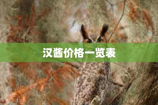 汉酱价格一览表