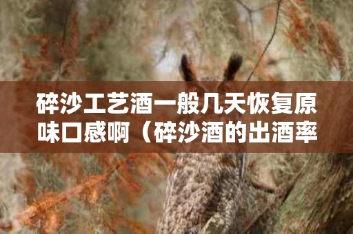 碎沙工艺酒一般几天恢复原味口感啊（碎沙酒的出酒率是多少）