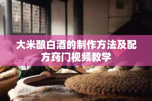 大米酿白酒的制作方法及配方窍门视频教学