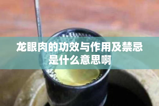 龙眼肉的功效与作用及禁忌是什么意思啊