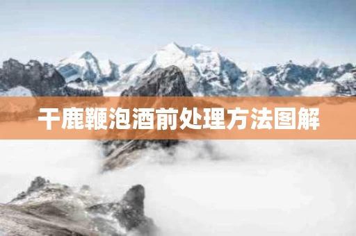 干鹿鞭泡酒前处理方法图解