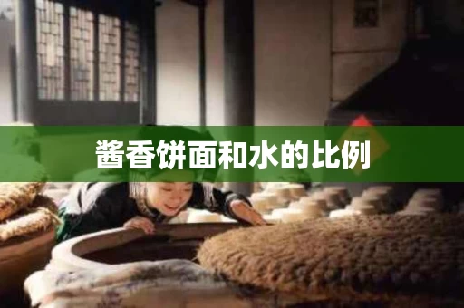 酱香饼面和水的比例
