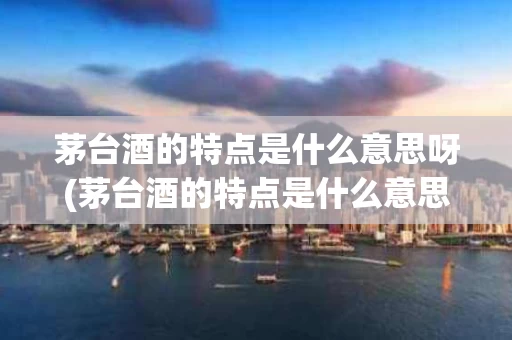 茅台酒的特点是什么意思呀(茅台酒的特点是什么意思呀图片)