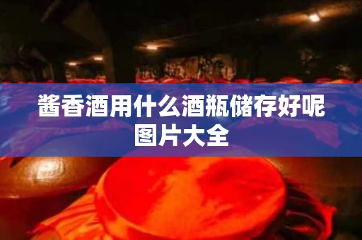 酱香酒用什么酒瓶储存好呢图片大全