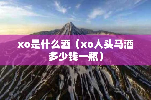 xo是什么酒（xo人头马酒多少钱一瓶）