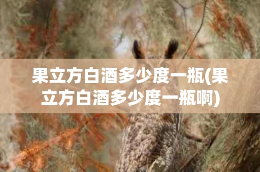果立方白酒多少度一瓶(果立方白酒多少度一瓶啊)